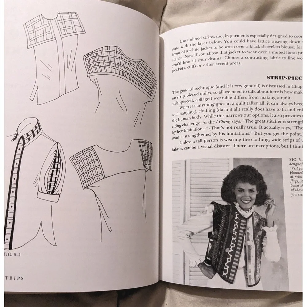 The Fabric Lovers Scrapbook 80s Fashion Crafts Margaret Dittman Textile Art 1988